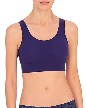 Natori Bliss Flex Wireless Contour Bra (xs)lette Bra (xs) In Rich Navy