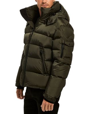 Matte Glacier Quilted Down Coat