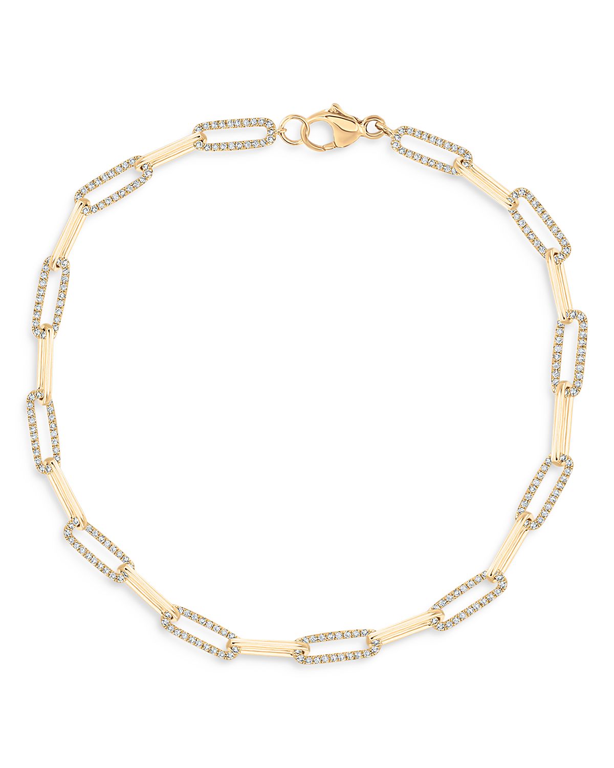 Bloomingdale's Fine Collection Diamond Link Bracelet