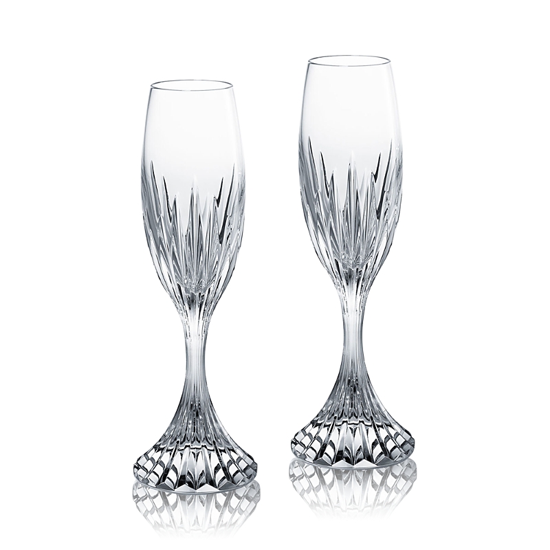 Baccarat Set Of 2 Massena Flutes