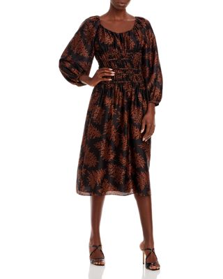 knee length dresses for ladies Fern Midi Shirt Dress | Disturbia main image 0