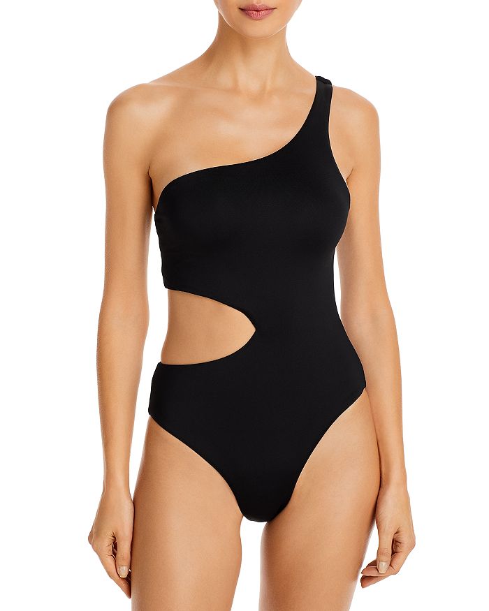 One-shoulder Cut-out Swimsuit