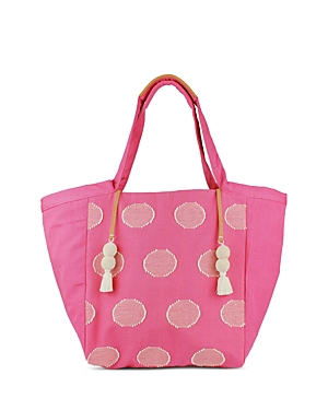 Mercado Global Rosa Extra Large Cotton Tote In Sunset Pink