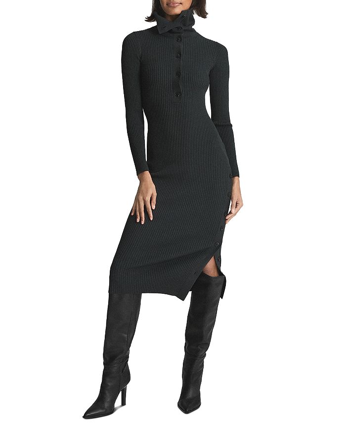 REISS Maddison Knitted Bodycon Dress | Bloomingdale's