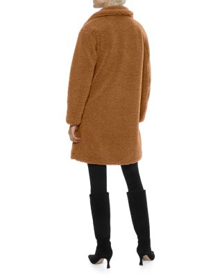 tan midi coat