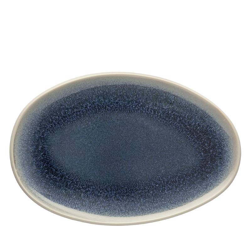 Rosenthal Junto Oval Platter In Aquamarine