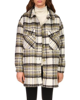 sanctuary plaid coat