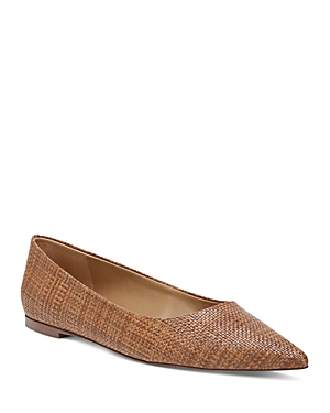 Sam Edelman Women's Wanda Pointed Toe Flats Women's Shoes In Cuoio