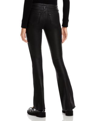 Selma High Rise Sleek Baby Bootcut Jeans in Noir Coated