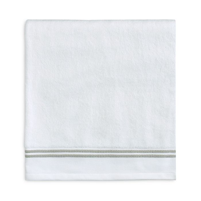 Sferra Aura Towels In White/celadon