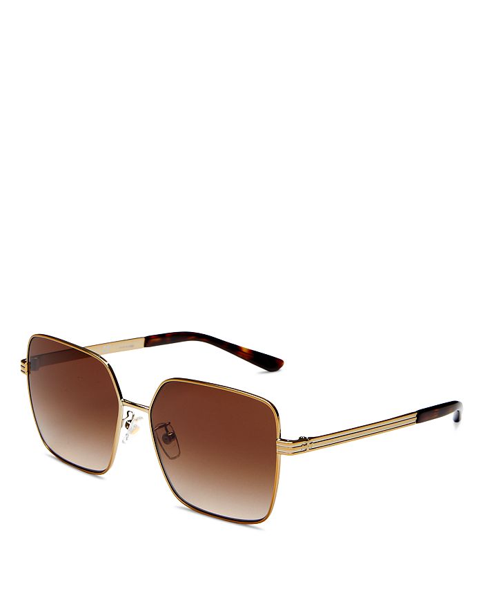 Tory burch clearance 55mm square sunglasses