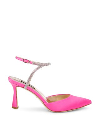 hot pink evening shoes