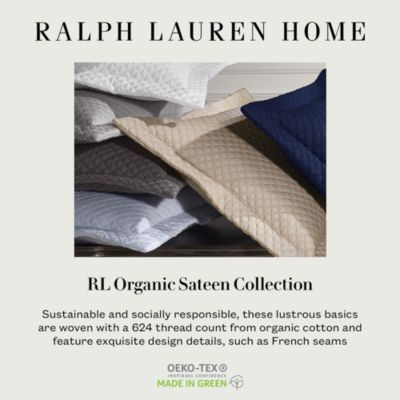 RL Quilted Sateen Argyle Decorative Pillow, 12&amp;quot; x 16&amp;quot;