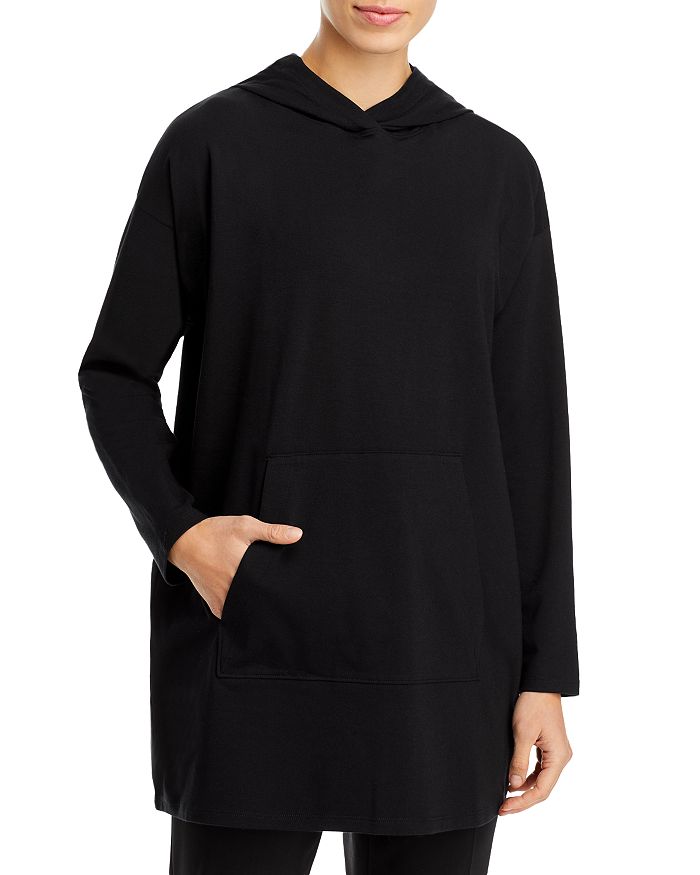 Eileen Fisher Hooded Tunic Top | Bloomingdale's