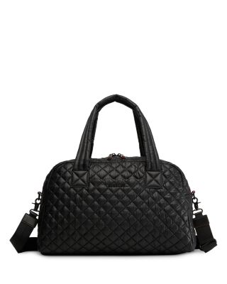 Mz Wallace Jim Travel Bag In Oxford Black/black
