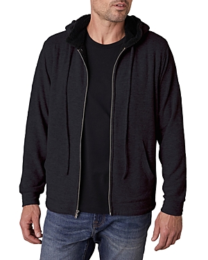 Velvet By Graham & Spencer Salvadore Hoodie In Anthracite Gray