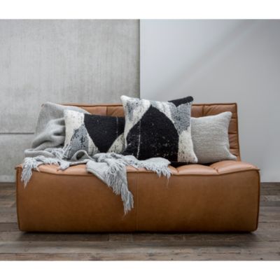 N701 Leather Two Seater Sofa