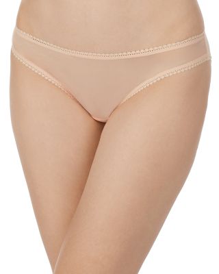On Gossamer Mesh Hip Bikini In Peach Parfait