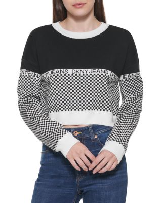 dkny cropped sweater