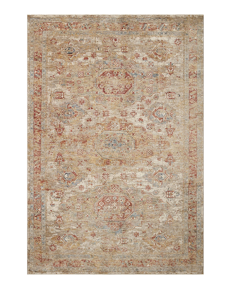 Loloi Gaia Gaa-02 Area Rug, 7'10 X 10'2 In Gold/ Taupe