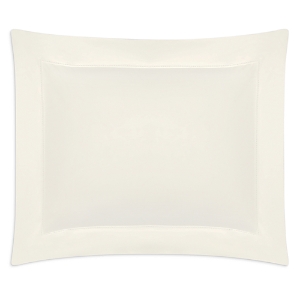 Matouk Positano Hemstitch Wrinkle Free Bourdoir Sham In Ivory