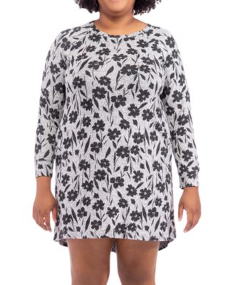 B Collection By Bobeau Curvy Plus Raglan Tee Dress | Bloomingdale's