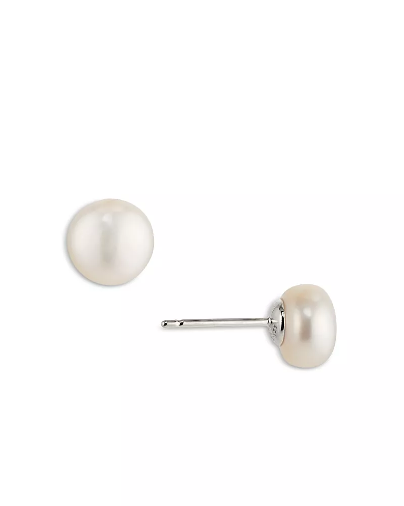 Nadri Cultured Freshwater Pearl Small Earrings