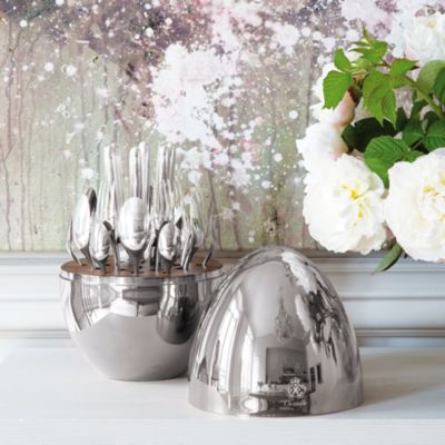 Mood Silverplate 24-Piece Flatware Set