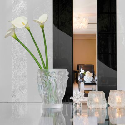 Small Clear Bacchantes Vase