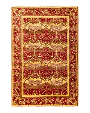 Bloomingdale's Arts & Crafts M1633 Area Rug, 5'2 X 7'8 In Yellow