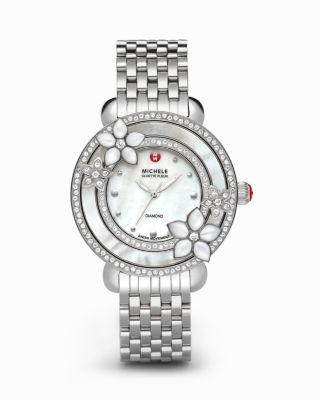 MICHELE Cloette Fleur Collection Bracelet Watch 16mm Bloomingdale s