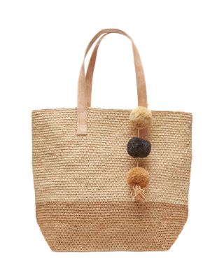 mar Y sol - Montauk Color Block Raffia Tote