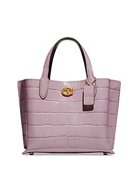 COACH - Willow 24 Small Embossed Leather Tote
