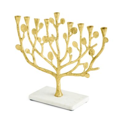 Botanical Leaf Menorah