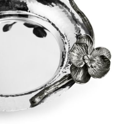 Black Orchid Wine Coaster