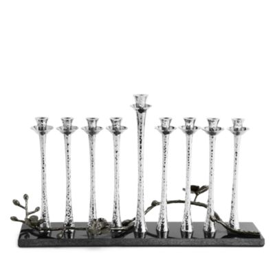 Black Orchid Menorah