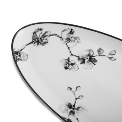 Black Orchid Serving Platter