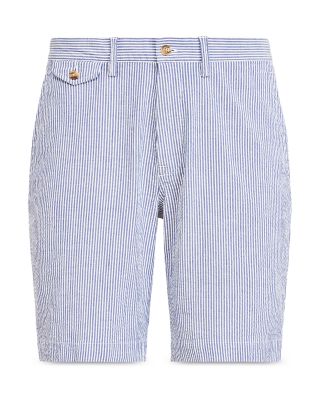 Classic Fit Stretch 9.25" Seersucker Shorts