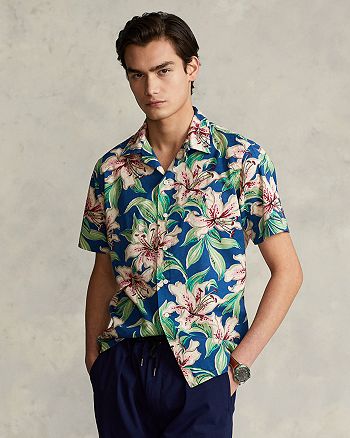 Polo Ralph Lauren Classic Fit Floral Print Camp Shirt | Bloomingdale's