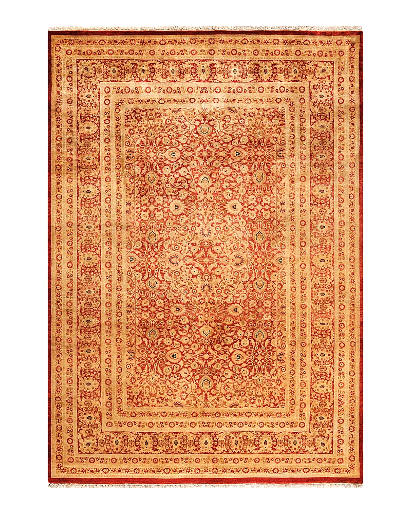 Adorn Handwoven Rugs Mogul M1210 6'3" x 9'0" Area Rug - Orange