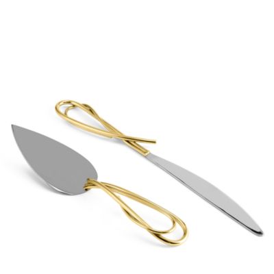 Calla Lily Cake Knife and Server Set 