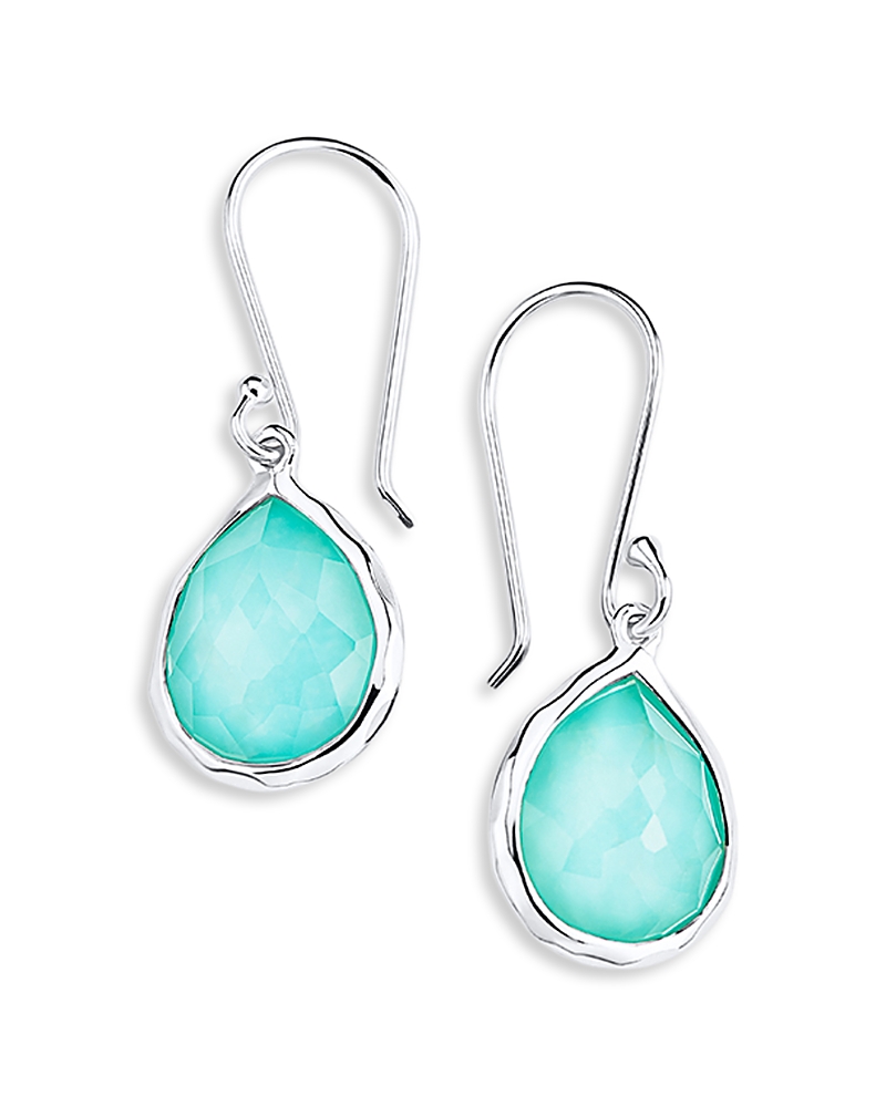 Ippolita Women's Rock Candy Silver Turquoise Doublet & Sterling Silver Mini Teardrop Earrings In Turquoise/silver