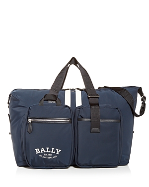 Bally Fesder Nylon Weekender Bag