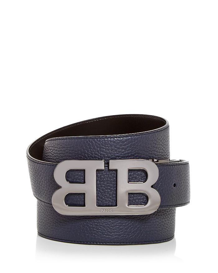 Bally Men's Mirror B Leather Belt | Bloomingdale's