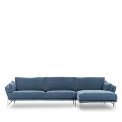 Vittorio 2-Piece Fabric Sectional