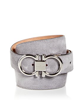 Salvatore Ferragamo - Double Gancini Buckle Leather Belt
