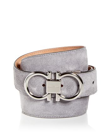 Ferragamo - Double Gancini Buckle Leather Belt