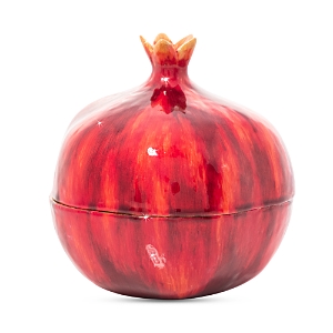 Shop Jay Strongwater Pomegranate Box In Red