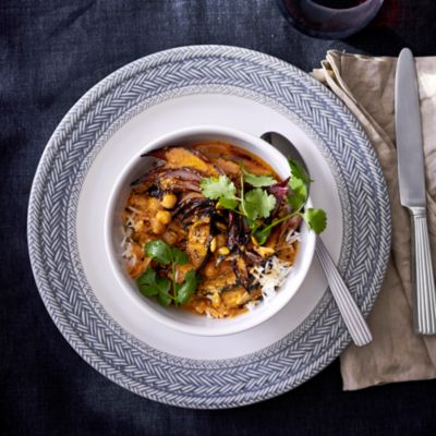 Le Panier White/Delft Dinner Plate