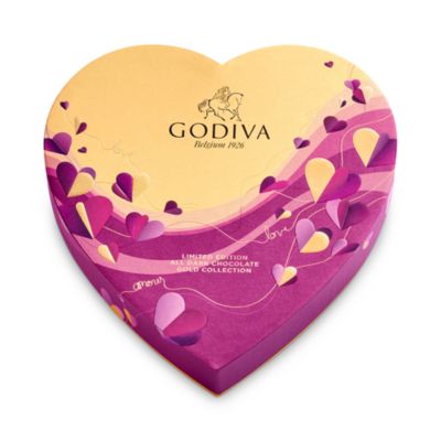 Godiva Dark Chocolate Heart Gift Box, 14 Piece